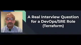 DevOps SRE Real Interview Question 86 Hiding Secrets in Terraform