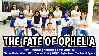 The Fate of Ophelia Line Dance | Improver | @naningolala2230 (INA) - October 2025