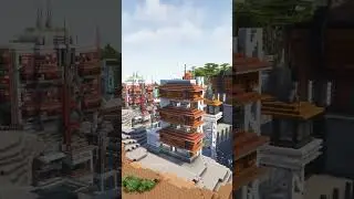 Minecraft Futuristic City Timelapse #minecraft