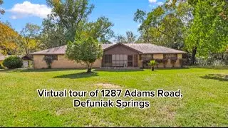 Virtual tour of 1287 Adams Road, 3.28 Acres, pole barn, workshop, actual Barn,wellhouse +  much more