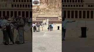 Hatshepsut temple  .West Bank of Luxor . Egypt temple path tours