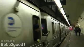 NYC Subway: IND R46 (A) Train at W. 181st Street (60FPS)