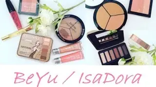 ✔ Новинки косметики BeYu и IsaDora &hearts; Базовая палетка теней, бронзер и тд. / Кусочек лета