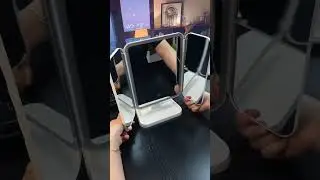 ⭐ Product Link in Comments ⭐Foldable LED Touch Screen Makeup Mirror⁠ #viral