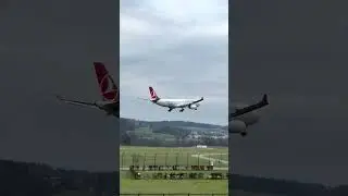 Airbus A330-343 Turkish Airlines from IST to ZRH Landing TC-JNO