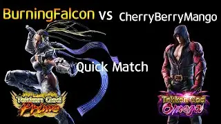 버닝팔콘 (Master Raven) vs 체리베리망고 (Jin) (TEKKEN 7 - Burning Falcon vs CherryBerryMango)