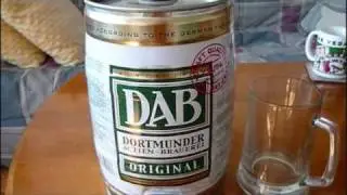 DAB Original Mini-keg - DM's Montreal Beer Review (7.7/10)