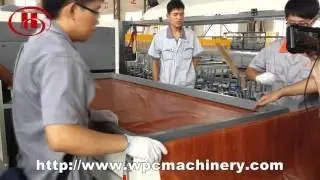 wpc pvc door pannel making machine/ turnkey project