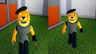 Redesign Tigry Infected vs Non Infected Jumpscare - Roblox Piggy RP