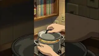 Rainy Tokyo Night 🌧️ | Cozy Apartment Cooking Shoyu Ramen | Ghibli ASMR