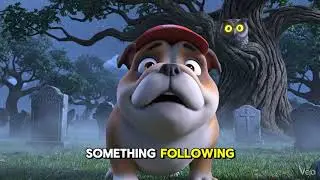 Billy the Bulldog Encounters a GHOST at the Cemetery! #billythebulldog