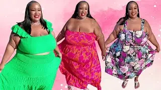 SHEIN Curve Plus Size Summer Fashion VACATION Style Try On Haul 🌸 | Last Summer Haul of the Season