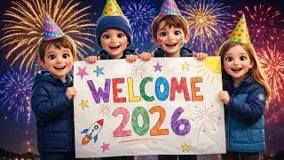 Happy New Year 2026 Song for Kids | Friendship & Celebration | Khel Pitara