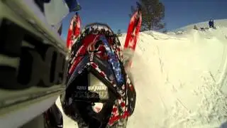 Snowmobile crash !