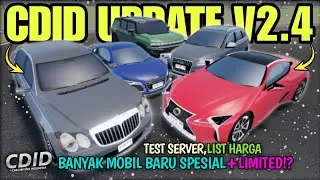 REVIEW MANY NEW CARS CDID UPDATE V2.4 CHRISTMAS TEST SERVER WHAT ARE THEY | CDID V2.4 Roblox Part 1