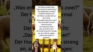 🐶 Der Hund, der besser rechnen kann als wir denken#lustig #flachwitz #witzig #funny #shortvideo