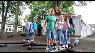 Die neuen Balancierstangen der GGS Reinshagen