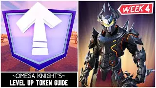 ALL *WEEK 4* LEVEL UP TOKENS! (Omega Knight Level Up Quest Pack)(Chapter 3, Season 2)(Fortnite)