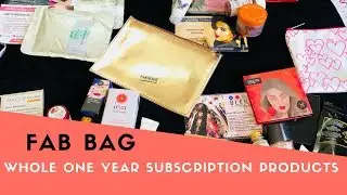 Fab Bag One Whole Year Subscription Products