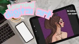 Learning Digital Art day 1 l strawberry Moon draws