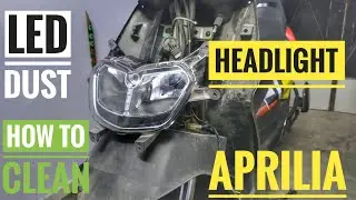 headlight dust clean || All scooty And bike || Aprilia SR 150