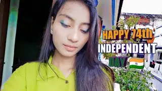 Happy 74 th Independent day 🇮🇳 | tricolour eye make-up look | Ritu prajapati