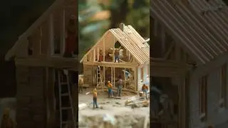 Tiny world and construction #tinyhouseliving #tiny #tinyhome #tinyhouse #tinyconstruction
