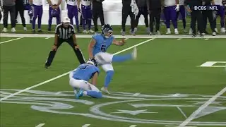 63-yard field goal! Joey Slye's booming kick succeeds vs. Vikes