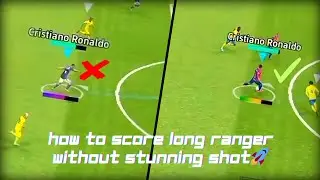 HOW TO SCORE LONG RANGE GOAL WITHOUT STUNNING SHOT IN EFOOTBALL 2024 MOBILE ⚽🚀
