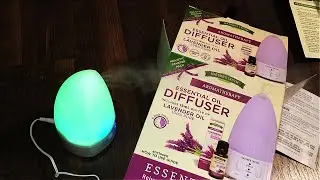 Natures Truth Essential Oil Diffuser Unboxing with Doterra Clove and Lemongrass Oils