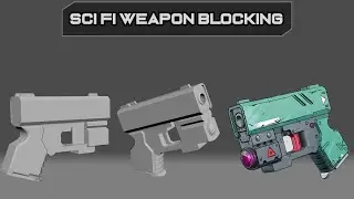 How to Modeling Stylized Weapon : Blocking Forms! #3dsmax #stylized #games
