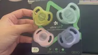 Tommee Tippee Ultra-light Silicone Pacifier Review