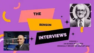 Bullseye - Jim Bowen Interview - The Comedians - Darts - The Benson Interviews Episode 1