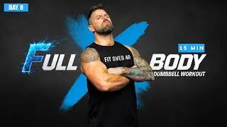20 MIN FULL BODY DUMBBELL WORKOUT No Cardio | Beginner Bootcamp