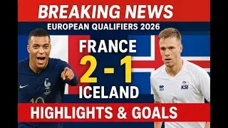 France vs Iceland 2-1 | Mbapp&eacute; SAVES France! | Dramatic European Qualifier 2026 🔥⚽ #ronaldo #live