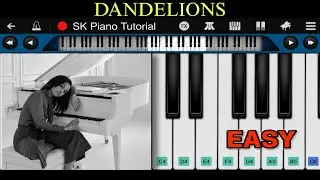 Dandelions - Ruth B. | EASY Piano Tutorial