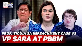 Pol. Strategist, 'di pabor na pagsabayin ang IMPEACHMENT case vs VP Sara at PBBM