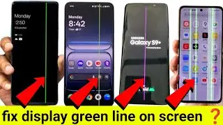 🚨how to remove green line on screen/display green line problem solution/green line on phone screen