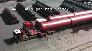 Russia's giant piplines, Huge pipes for strategic oil distribution. St Petersburg port. Time-lapse.