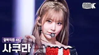 [얼빡직캠 4K] 르세라핌 사쿠라 'CRAZY'(LE SSERAFIM SAKURA Facecam) @뮤직뱅크(Music Bank) 240913
