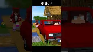 RUN!!! - MAIZEN Minecraft Animation #shorts