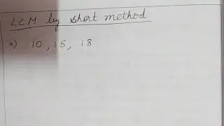 LCM( class 5 ch 6 Maths)  Meenakshi Sharma