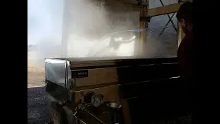GAME CHANGER - FIRST COOK On Our Maple Syrup Evaporator - DIY Steam Hood