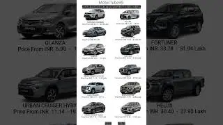toyota all cars models #toyota #cars #shorts #2025