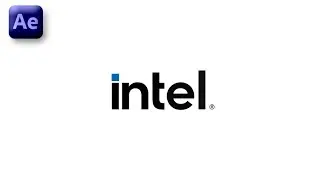Intel Logo Animation in Adobe After Effects - After Effects Tutorial - No Plugins.