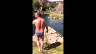 Goldiggins Quarry Wild water swimming Calvin Barden
