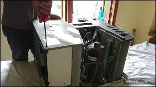 Window ac fan/blower motor replace system #youtubevideo #fanmotor #acmotor #windowac