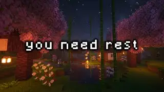 close your eyes, it’s time to rest… (minecraft cozy night ambience)
