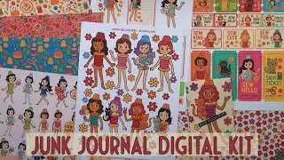 I'm Back with my Spoolie Girl Junk Journal Kit and my website!