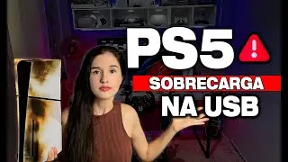 CUIDADO! PS5 COM SOBRECARGA NA USB QUEIMOU!